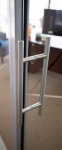 Barpull detail for glass doors #0416