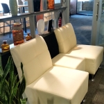 Venetian between glass blinds with Flex shelf wall #0450