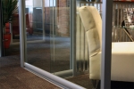 Chicago showroom View series glass wall #0539
