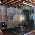 View series frameless glass corner #0686