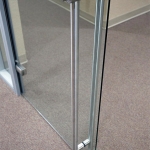 Locking barpull door hardware detail #0423