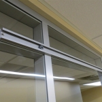 Sliding door rail detail #0372