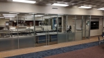Cafeteria demountable walls frosted film glass with clear tempered glass #1207