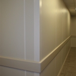 Custom Almond Colored Corner Post and Wall Trim #0220
