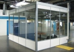 Freestanding Office with Solid Wall Panels - Flex Series #0175