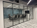 Flex-Series-Glass-Conference-Room-Walls-with-Black-Frame-Finish