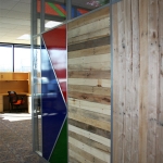 Flex Series sustainable wood pallet interior walls #0190