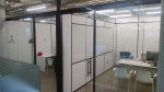 Freestanding Offices with Black Aluminum Framing (View Series Glass Fronts, Flex Series Sidewalls) #1173