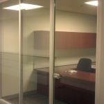 Full Height Glass Door with Anodized Aluminum Door Frame #0214