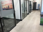 Glass Wall Offices - Flex Series with Black Frame Color #1526