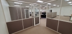 Glass / Fabric Demountable Freestanding Walls - Flex Series #1595