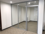 Glass wall office Flex Series financial sector #1508