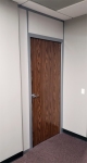 Solid Core Laminate Swing Door English Oak Finish #1528