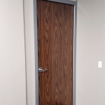 Solid Core Laminate Swing Door English Oak Finish #1528