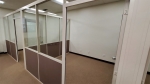 Warm White Frame Demountable Wall Offices #1599
