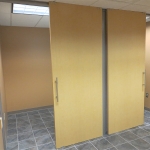 Double solid sliding doors flex series #0335