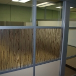 Transluscent designer wall panels and integrated whiteboard #0154