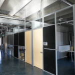 Clerestory Office Fronts with Maple Doors #0024