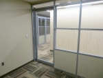 Flex series architectural walls with sliding door #0342
