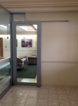 Glass aluminum frame slider door #0463