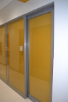 Glass demountable walls with shadow box effect #0605