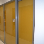 Glass demountable walls with shadow box effect #0605