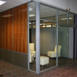 Mixed Solid Panel Glass Front Lounge Room #0157