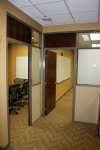 Movable walls for higher education - privacy glass and veneers #0228
