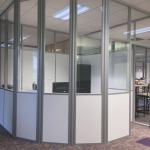 Radius wall glass and solid - Flex Series #1163