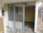 Sliding aluminum frame door University office #0355