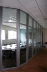 University conference room with curved glass - Flex Series #0356