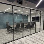 Flex-Series-Glass-Conference-Room-Walls-with-Black-Frame-Finish