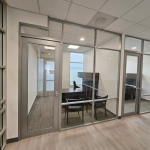 NxtWall Flex Series demountable wall glass offices field-fit installation #1653