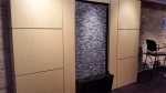 Interior feature wall with built in live waterfall #0395