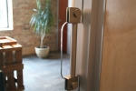 Sliding door stainless flush pull #0561