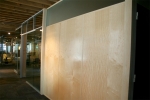 Veneer walls with matching trim NxtWall Chicago showroom #0562