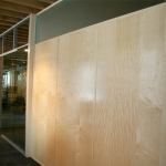 Veneer walls with matching trim NxtWall Chicago showroom #0562