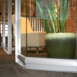 View series glass wall corner detail #0563