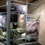 Multi-segmented demountable wall Chicago NxtWall showroom #0262