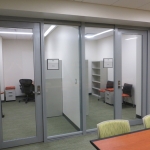 Centered glass office fronts View series - MSU University #0281