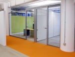 Chicago Glass Wall Offices Swing Glass Doors #0197