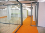 Chicago, IL - Demountable Glass Offices Swing Glass Door #0198