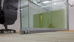 Glass Sliding Door Unlevel Floor Installation #0202