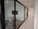 Frameless Glass conference room demountable walls - View Series #1648