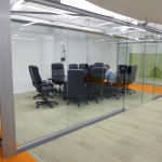 Movable Walls Chicago Minimal Seam Glass Conference Room #0203