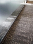 NxtWall View series floor track detail #0099