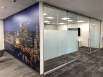View Series Glass Conference Room with Sliding Glass Doors #1611