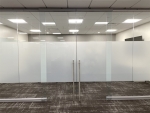 View Series Glass Walls with Double Sliding Door #1607