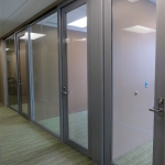 Administration offices glass fronts View series walls #0360