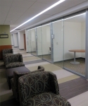 Full height glass movable office walls #0293